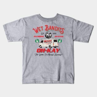 Wet Bandits Plumbing & Heating Kids T-Shirt